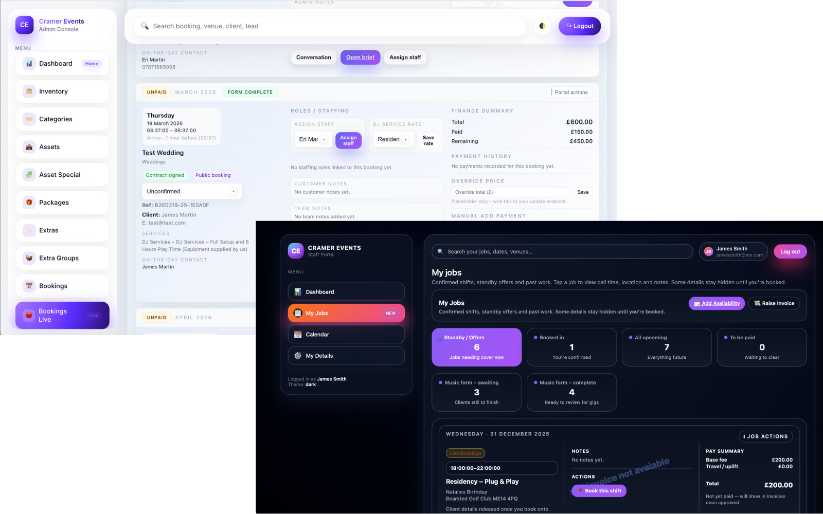 Planellio software screenshot
